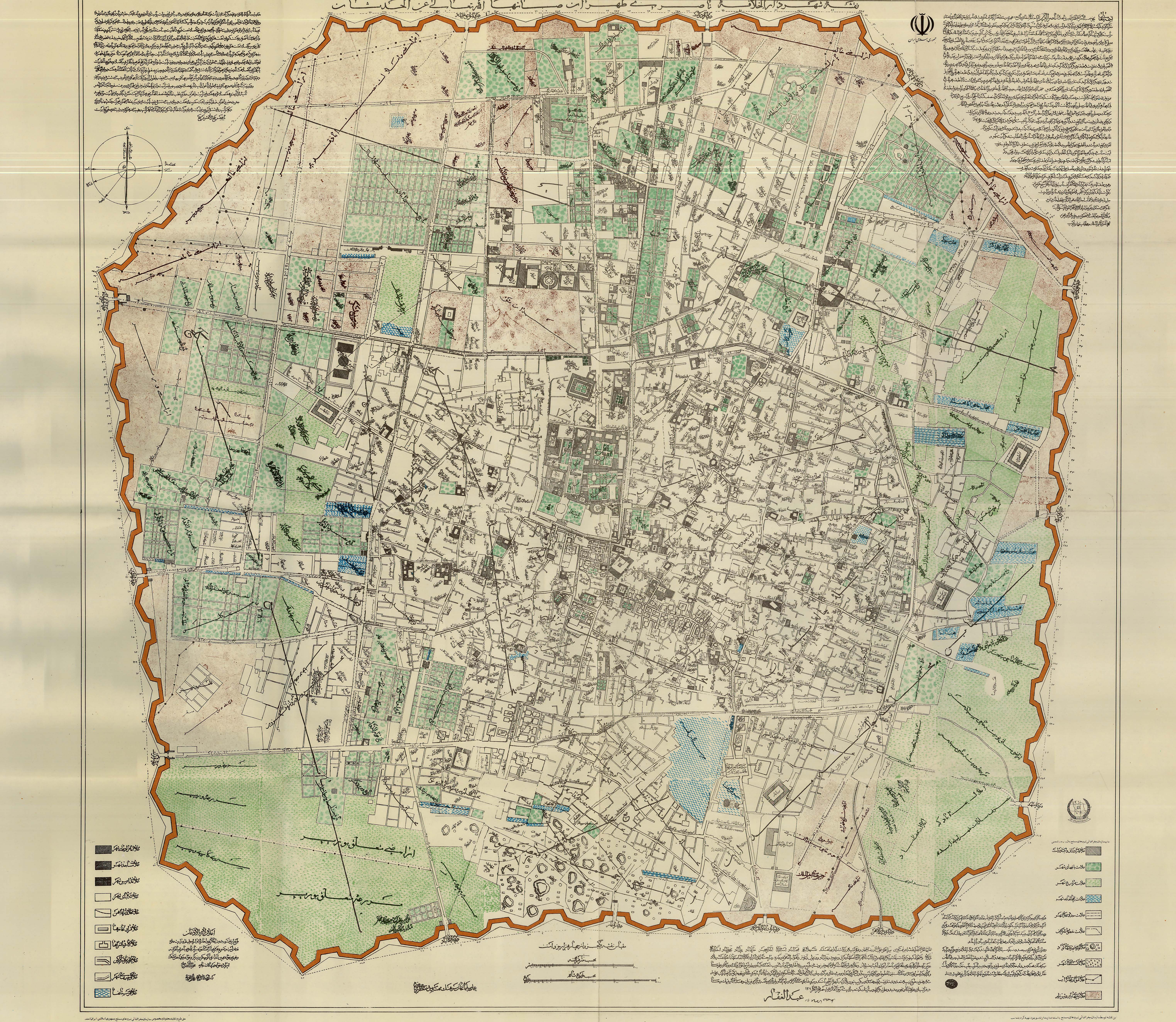 abdol qafar map of tehran